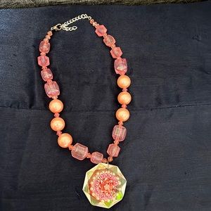 Pink beaded Necklace